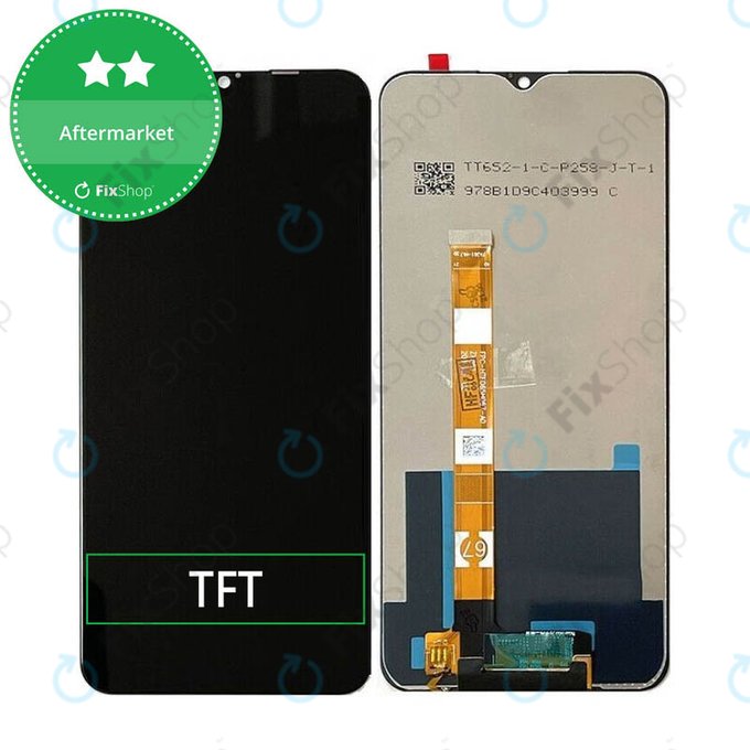 Schermo LCD per Realme 7i, Global, Vetro touch senza cornice