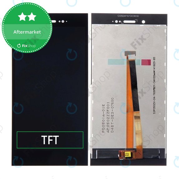 Schermo LCD per Blackberry Z3, Vetro touch senza cornice