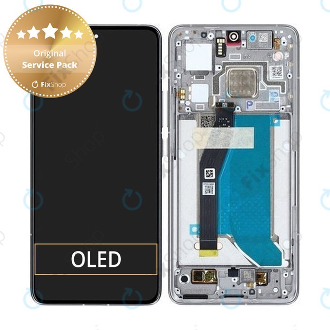 Schermo per Xiaomi 14T Pro, Titan Gray, Vetro touch con cornice, 56001600N1200, Genuine Service Pack