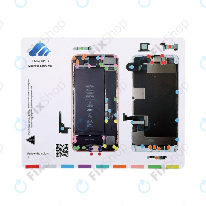 Tappetino magnetico per viti per iPhone 8 Plus