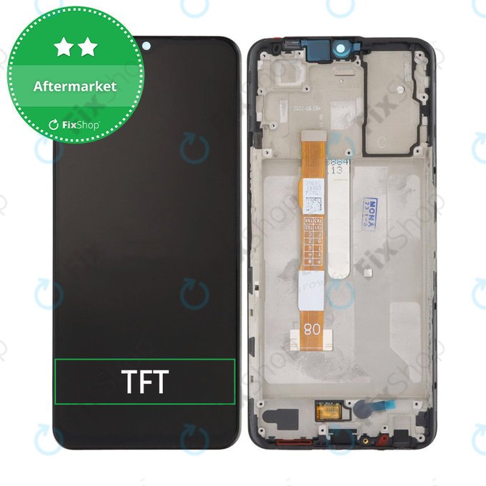 Schermo per Vivo Y76 5G, Midnight Space, Vetro touch con cornice