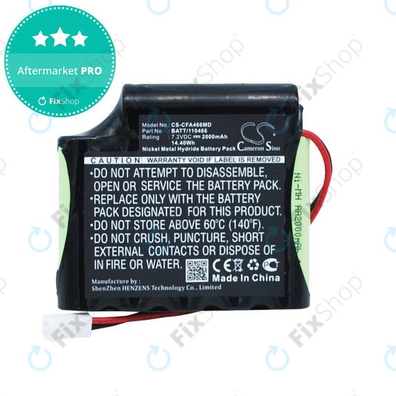Batteria per Cefarm Rehab 4, Stimulator Globus Mystim, BATT/110466, Ni-MH, 2000mAh, 7.2V, HQ