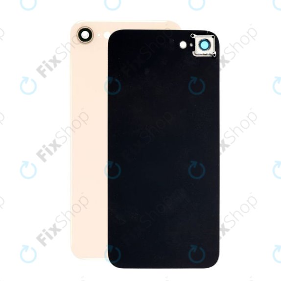 Vetro scocca posteriore e lente fotocamera per iPhone 8, Gold