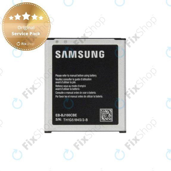 Batteria per Samsung J1 J100H, EB-BJ100CBE, GH43-04412A, 1850mAh, Genuine Service Pack