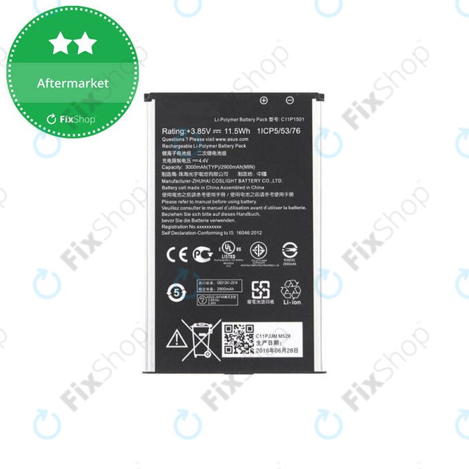 Batteria per Asus Zenfone Selfie ZD551KL, C11P1501, 3000mAh
