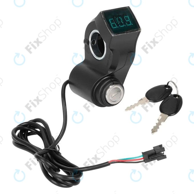 Interruttore di accensione con voltmetro per Kugoo Kirin M4, M4 Pro, Speedual, Zero 8x, 10x, MiniWalker, T10-DDM