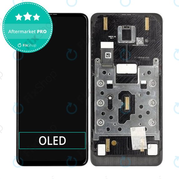 Schermo OLED per Xiaomi Mi Mix 3, Black, Vetro touch con cornice