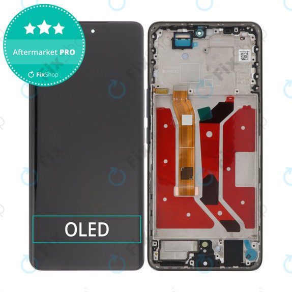 Schermo OLED per Honor Magic7 Lite, Black, Vetro touch con cornice