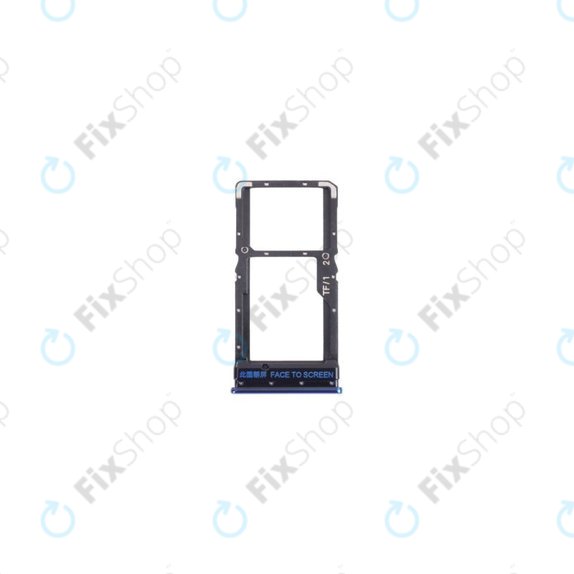 SIM e SD Tray per Xiaomi Poco X3 Pro, Blue