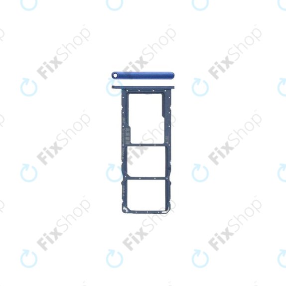 Vassoio SIM per Huawei Y6 (2019), Sapphire Blue, 51661LSC, Genuine Service Pack