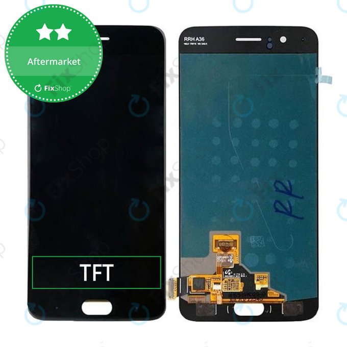 Schermo LCD per OnePlus 5, Black, Vetro touch senza cornice
