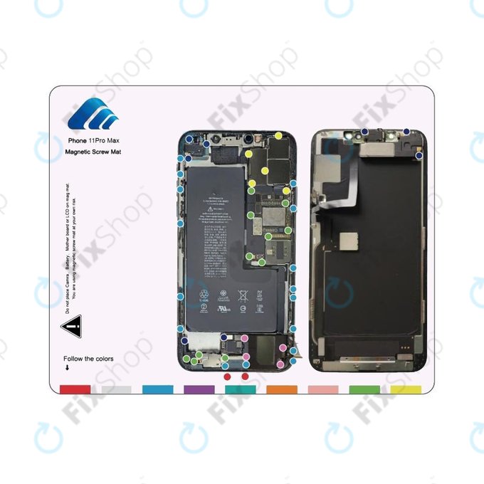 Tappetino magnetico per viti per iPhone 11 Pro Max