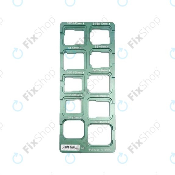 Set di stampi di allineamento per laminazione 10in1 per Apple Watch S1-S8, XHZC