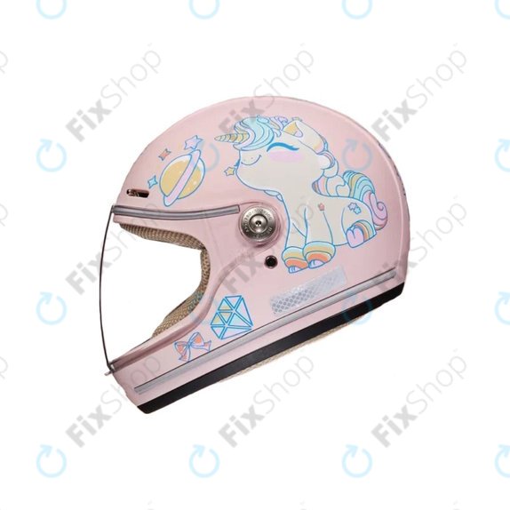 Casco da bambino per monopattino elettrico e bicicletta 46-52cm, Unicorn