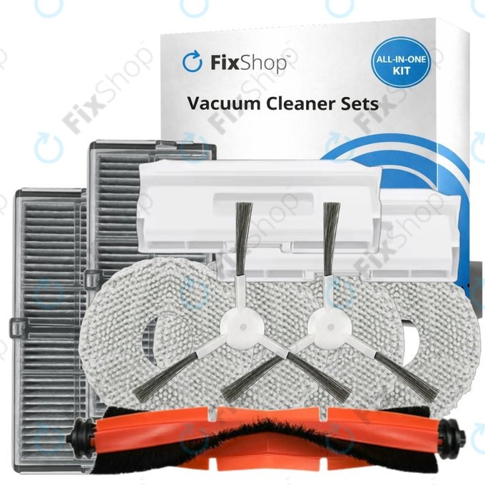 Set di ricambi per Xiaomi Robot Vacuum H40 - Complete set (1x spazzola principale, 2x filtro, 2x spazzola laterale, 4x panno mop, 2x sacchetto polvere)
