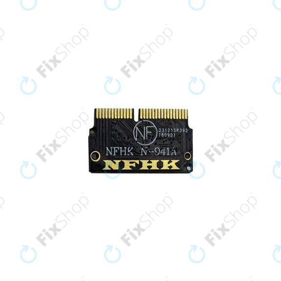 Adattatore M.2 NVMe 12+16 pin per MacBook Air 11" A1465, 13" A1466 (Mid 2012, Mid 2017)