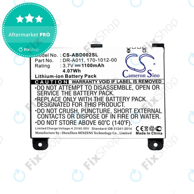 Batteria per Amazon Kindle 2, DR-A011, Li-Ion, 1100mAh, 3.7V, HQ