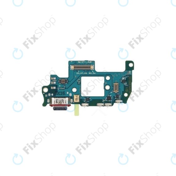 Scheda PCB connettore di ricarica per Samsung S23 FE S711B, GH96-16217A, Genuine Service Pack