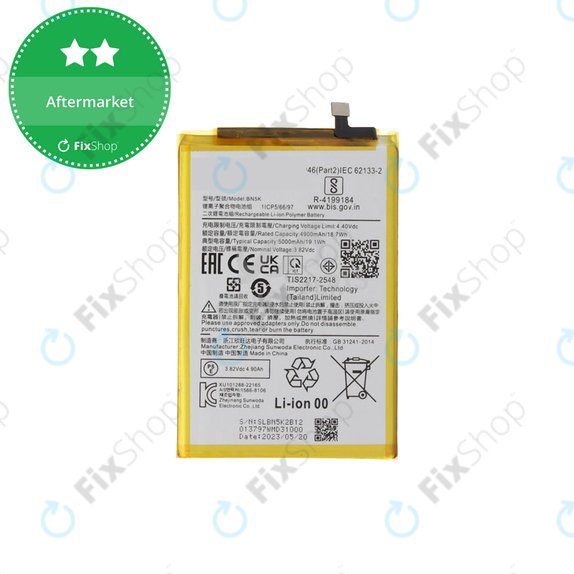 Batteria per Xiaomi Redmi 12 23053RN02A 23053RN02Y 23053RN02I, 5000mAh