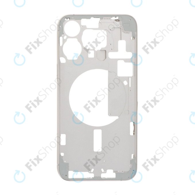 Telaio centrale per iPhone 15 Pro Max, Titanio White