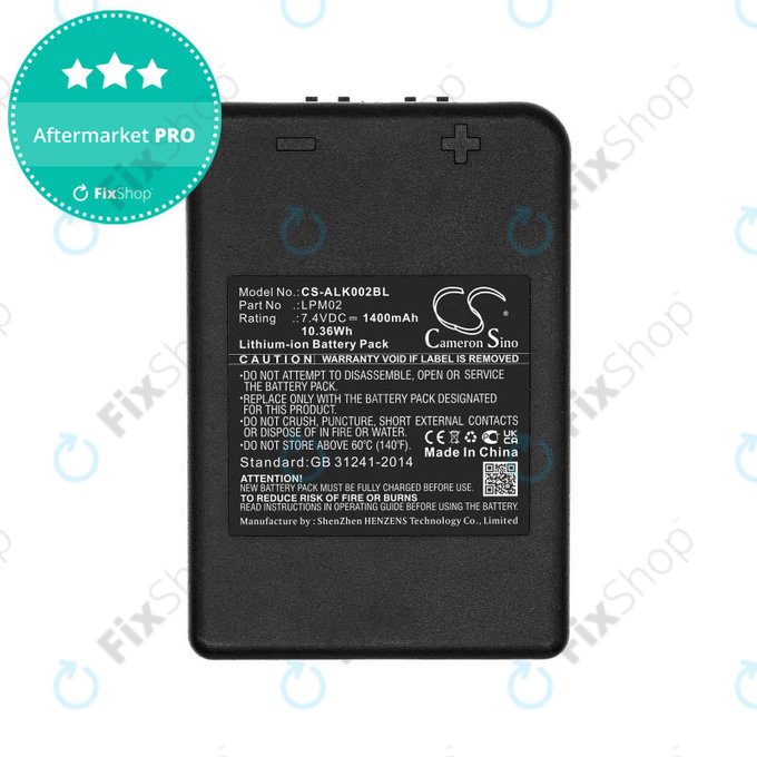Batteria per Autec Funkfernsteuerung Air, Modular AJM, LPM02, Li-Ion, 1400mAh, 7.4V, HQ