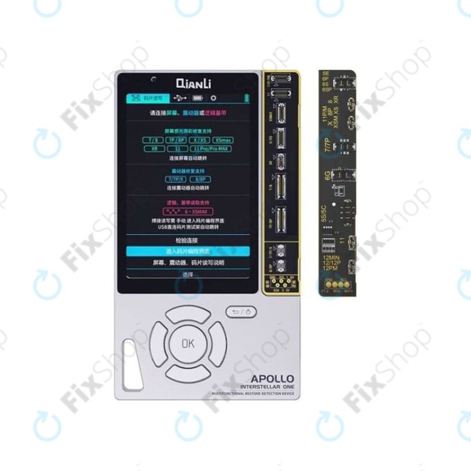 Dispositivo multifunzione 6 in 1 per ripristino e diagnostica per iPhone 7 - 11 Pro Max, QianLi Apollo Instellar One