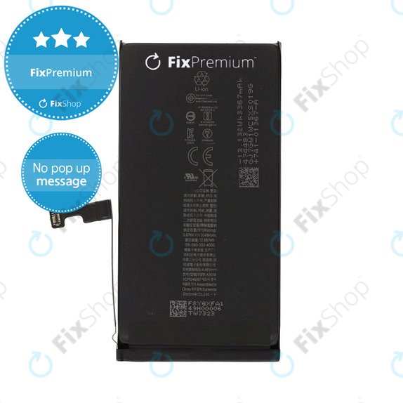 Batteria per iPhone 15, 3367mAh, DIAGNOSTIC