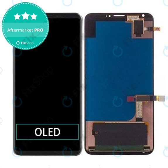 Schermo OLED per LG V30 H930, Vetro touch senza cornice