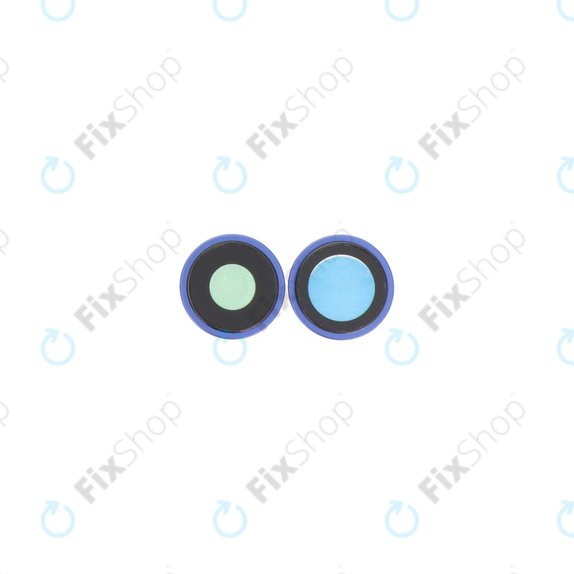 Lente fotocamera posteriore con frame 2 pz per iPhone 16, 16 Plus, Ultramarine