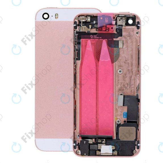 Housing posteriore con piccoli componenti per Apple iPhone SE, Rose Gold