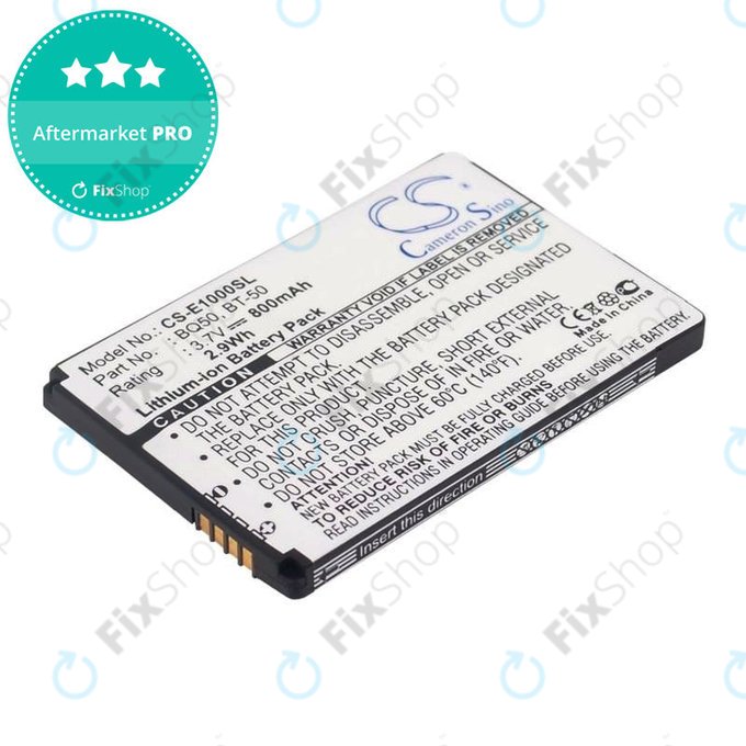 Batteria per Motorola Wilder, BQ50, Li-Ion, 3.7V, 800mAh, HQ