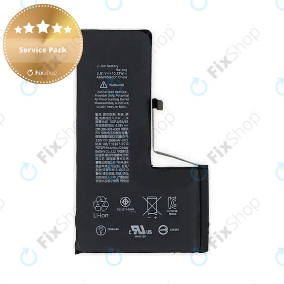 Batteria per iPhone XS, 2658mAh, Service Pack