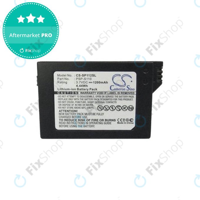 Batteria per Sony Playstation Portable 2000, PSP-S110, 1200mAh, HQ