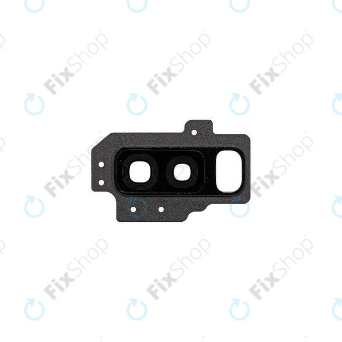 Frame e lente fotocamera posteriore per Samsung S9 Plus G965F, G965FD, Titanium Gray