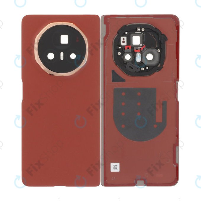 Gruppo cover batteria per Honor Magic V3, Reddish Brown