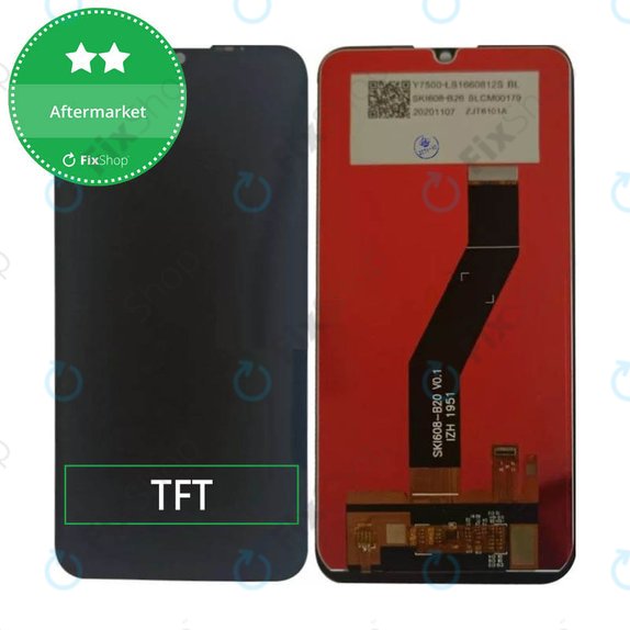 Schermo LCD per MotGoldla Moto E6i XT2053-5, Vetro touch senza cornice