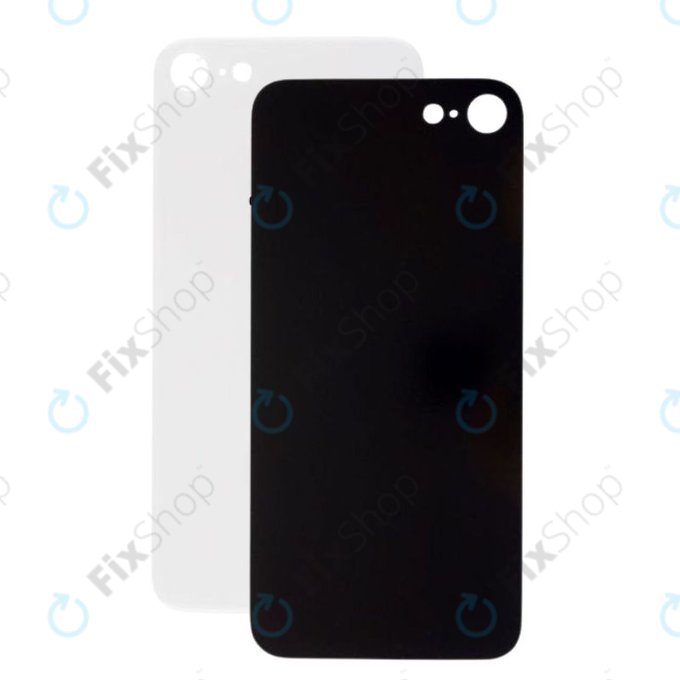 Vetro scocca posteriore per iPhone 8, Silver