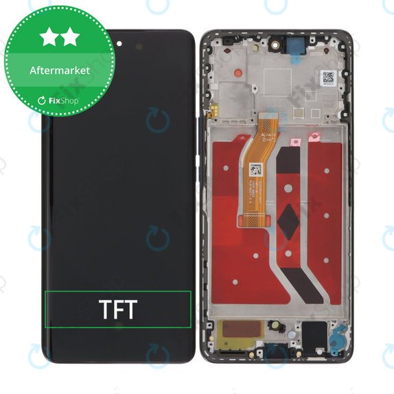 Schermo per Honor Magic6 Lite, Midnight Black, Vetro touch con cornice