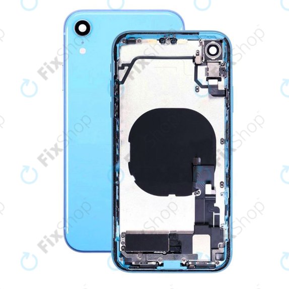 Scocca posteriore con piccoli componenti per iPhone XR, Blue