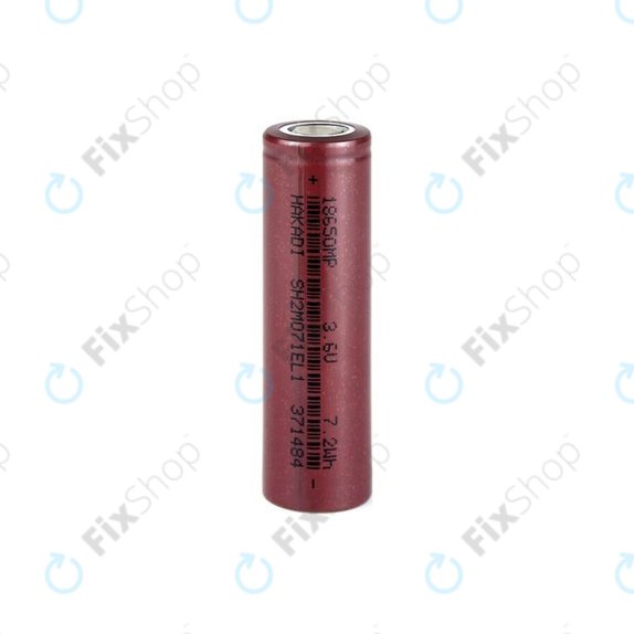 Batteria  Cell 18650, Li-Ion, 2000mAh, 3.6V