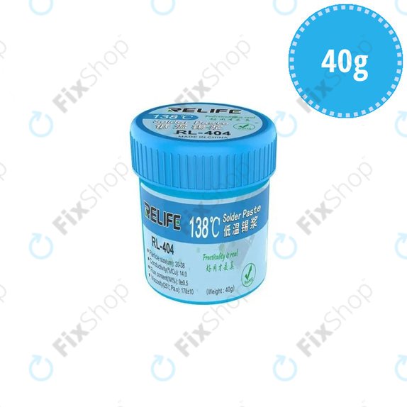 Pasta saldante 138 °C 40 g, Relife RL-404