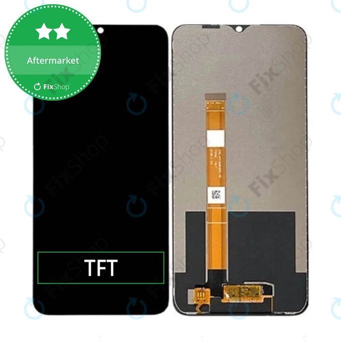 Schermo LCD per Realme C21Y, C25Y, Vetro touch senza cornice