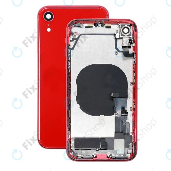 Scocca posteriore con piccoli componenti per iPhone XR, Red