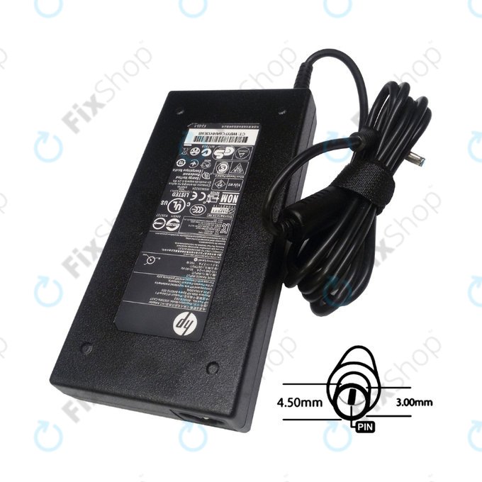 Adattatore di ricarica per HP, 150W, 19.5V, 77011185, Genuine Service Pack