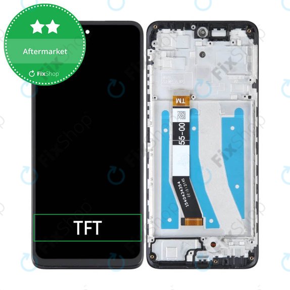 Schermo per Motorola Moto G32 XT2235, Mineral Grey, Vetro touch con cornice