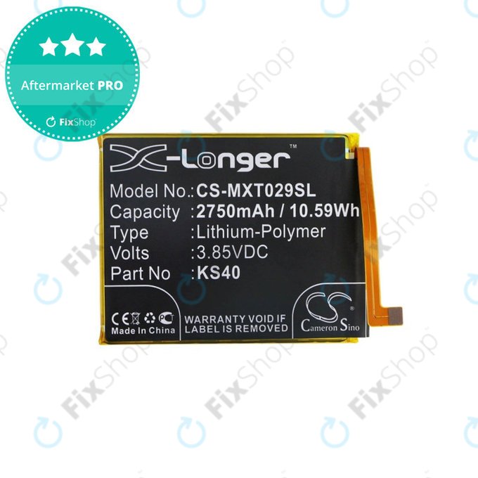 Batteria per Motorola Moto E6 Play XT2029, 2750mAh, Li-Pol, 3.85 V, KS40, HQ