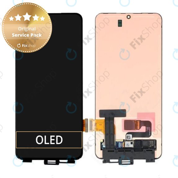 Schermo per Samsung S21 Plus G996B, Vetro touch senza cornice, GH96-13940B, Genuine Service Pack