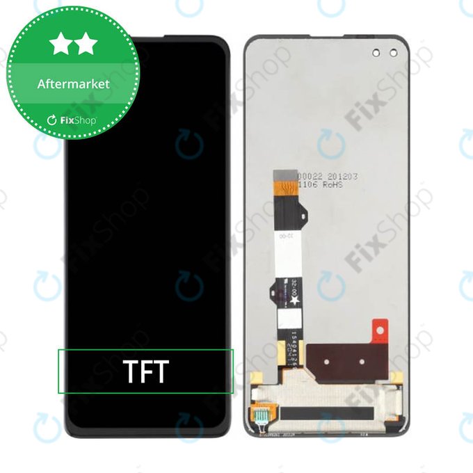 Schermo LCD per MotGoldla Moto G100 XT2125, Vetro touch senza cornice