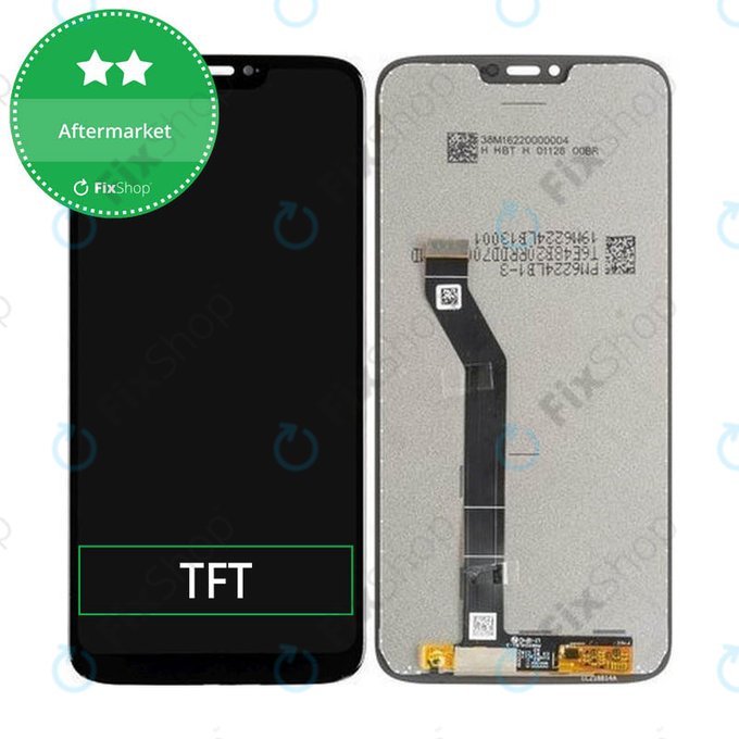 Schermo LCD per MotGoldla Moto G7 Power, Vetro touch senza cornice