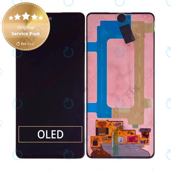 Schermo per Samsung A53 5G A536B, Vetro touch senza cornice, GH96-15168A, Genuine Service Pack